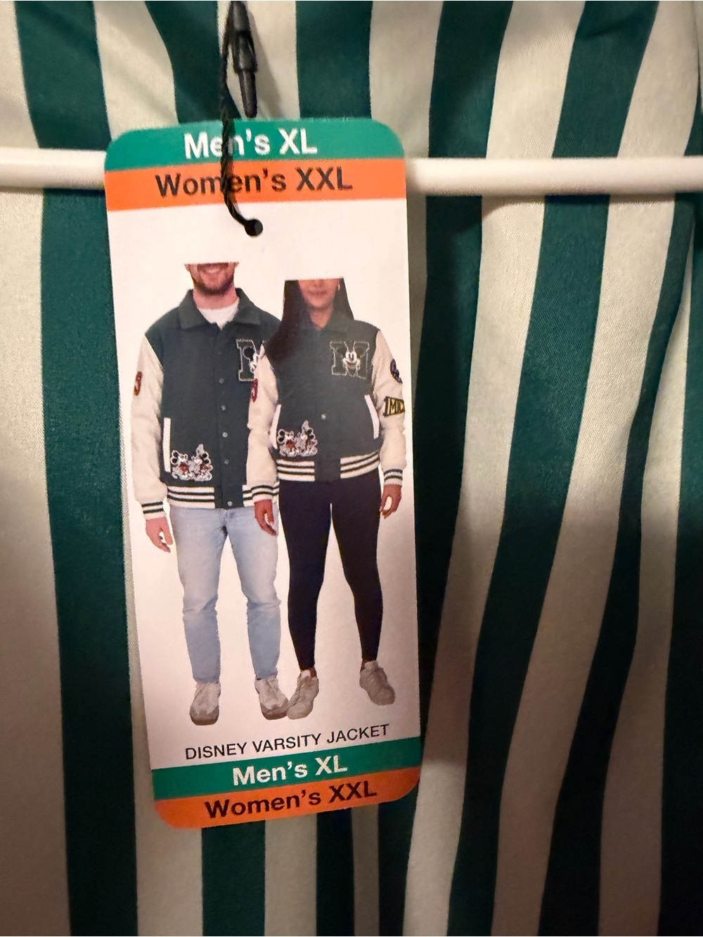 Disney Adult Unisex Varsity Jacket Women's Size XXL Men's Size  XL NWT - Picture 9 of 16